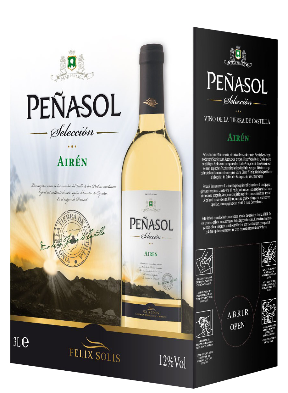 Penasol Airen (Vang Bịch Trắng 3 Lít)